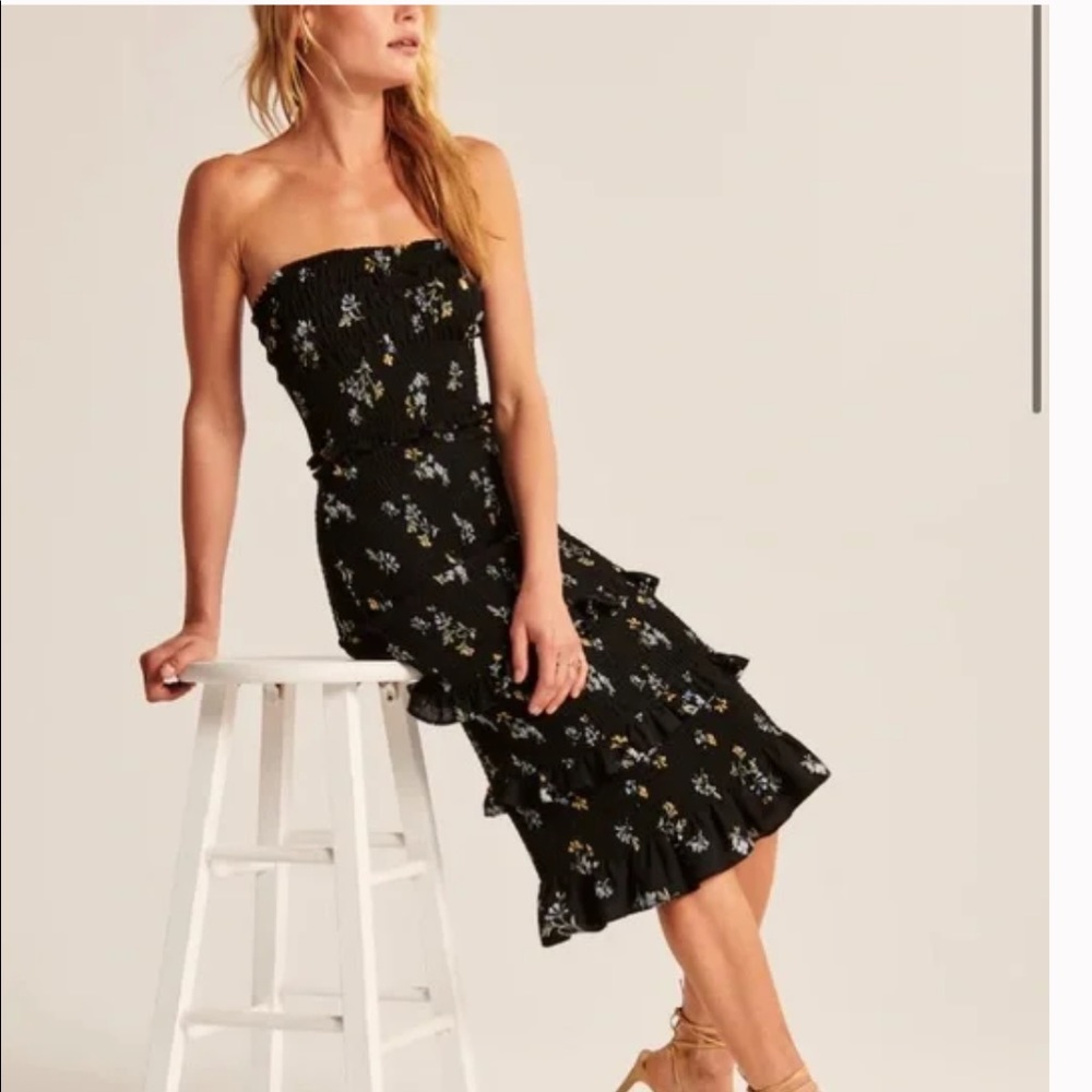Abercrombie Floral Smocked Skirt Set